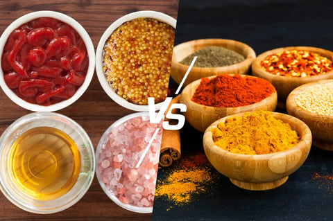 Principales diferencias entre los condimentos y las especias