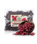 Flores de hibisco marca Frisafran, hojas sueltas para infusionar