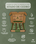Información sobre el atado de cedro natural para sahumar