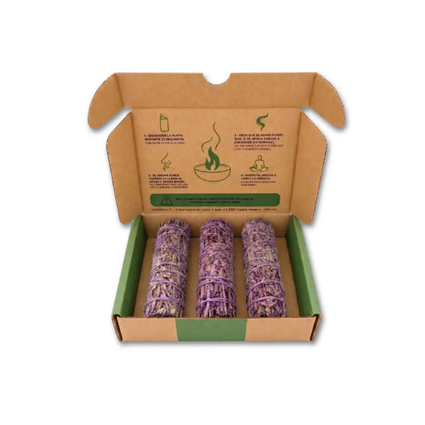 Atado de lavanda para limpieza energética