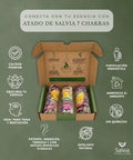 Información sobre el atado de salvia 7 chakras para sahumar