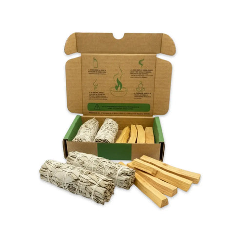 atado de salvia con palo santo para inciensos