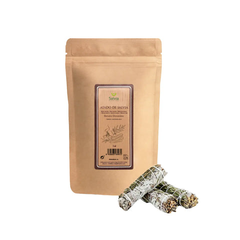 atado de salvia blanca, paquete de 3 unidades 