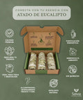 Información sobre el atado de eucalipto natural para sahumar