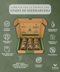 Información sobre el atado de hierbabuena natural para sahumar