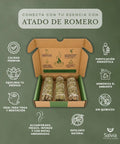 Información sobre el atado de romero natural para sahumar