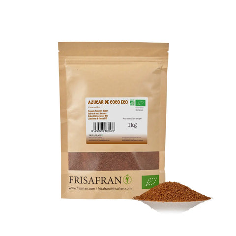 azúcar de flor de coco ecológico, paquete de 1 kilogramo