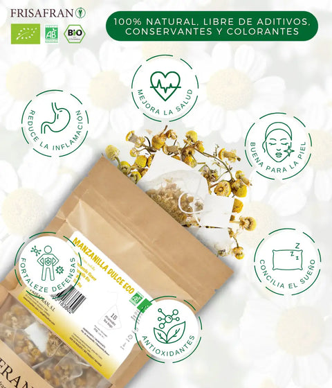 Beneficios de la manzanilla dulce en infusión