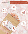 Infografía sobre los beneficios de la sal rosa del himalaya gruesa