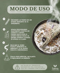 Cómo usar la antorcha de salvia blanca