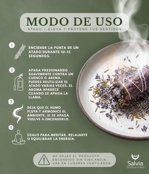 Cómo usar el atado de lavanda en casa