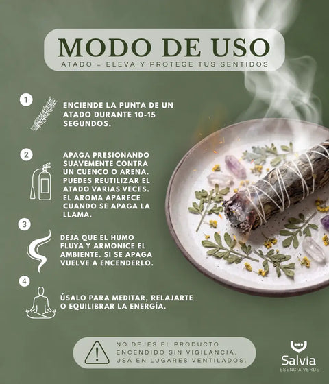 Cómo usar el atado de salvia negra en casa