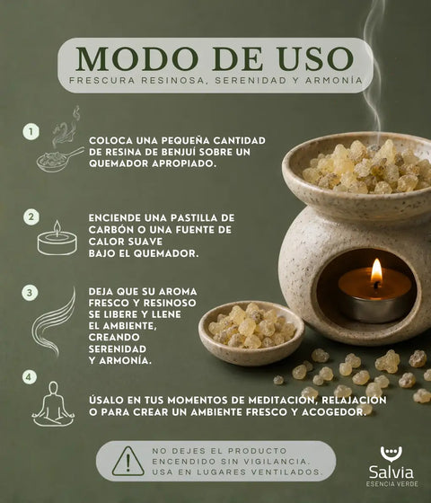 Cómo usar resina de copal blanco en grano para incienso 