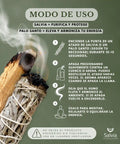 Cómo usar el palo santo con el atado de salvia