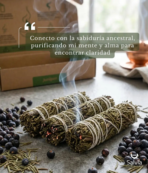 Atado artesanal de enebro con aroma herbal