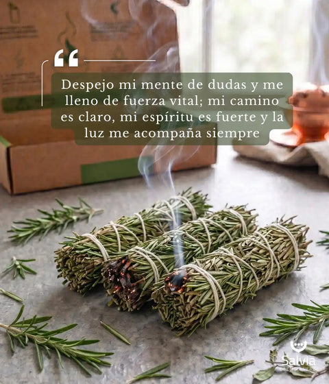 Atado artesanal de romero