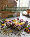 Atado artesanal de salvia 7 chakras