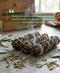 Atado artesanal de salvia negra