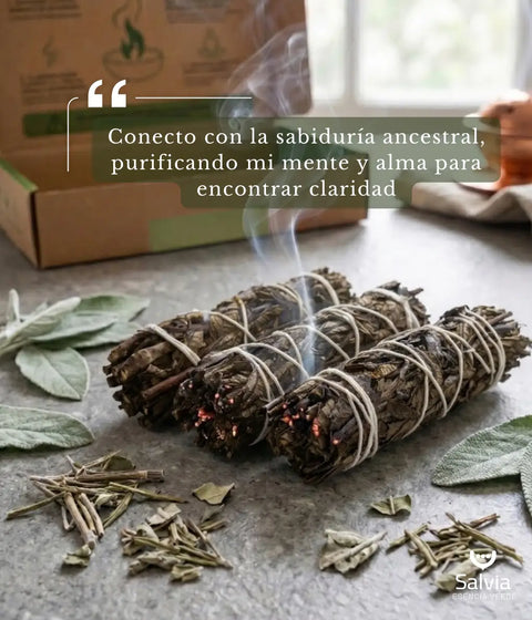 Atado artesanal de salvia negra