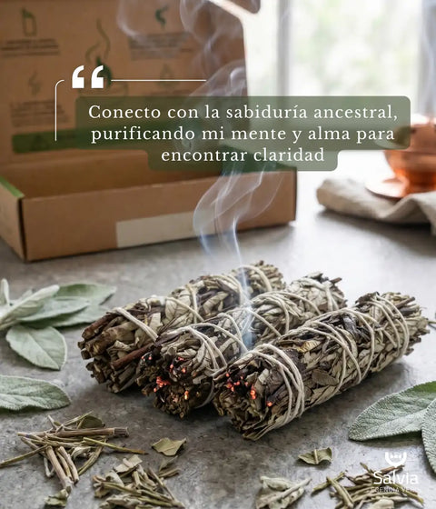 Atado artesanal de yerba santa