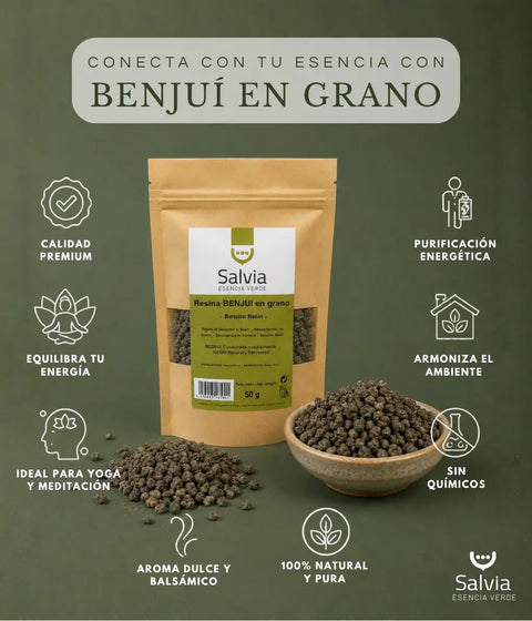 Información sobre la resina de benjuí