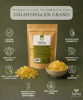 Información sobre la colofoniaen grano 