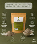 Información sobre la resina de copal negro en polvo