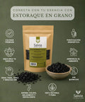 Información sobre el estoraque en grano
