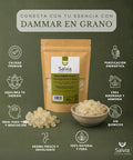 Información sobre el incienso dammar en grano 