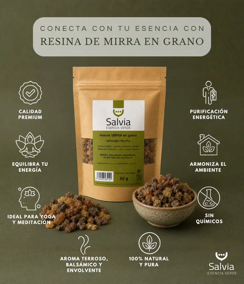Información sobre la mirra en grano para incienso