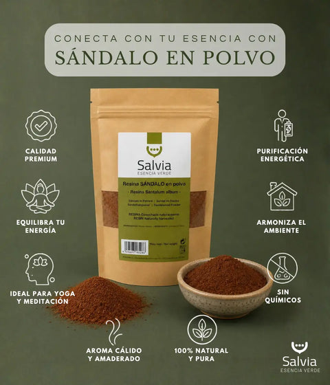 Información sobre el sándalo en polvo