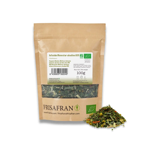 Infusión bienestar alcalino ecológica de frisafran, formato a granel 
