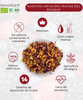 Infusión de frutas del bosque ecológica de frisafran, formato a granel 
