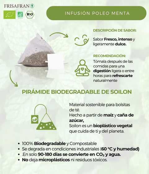 Cómo preparar la infusión de poleo menta en bolsitas