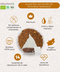 Infusión rooibos naranja ecológica  de frisafran en bolsitas