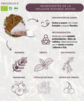 Ingredientes de la infusión rooibos a granel de frisafran 