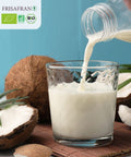 Leche de coco en polvo preparada