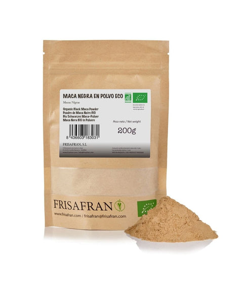 Maca negra peruana  en polvo, formato de 200 gramos