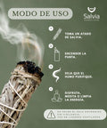 Modo de uso del incienso de salvia blanca