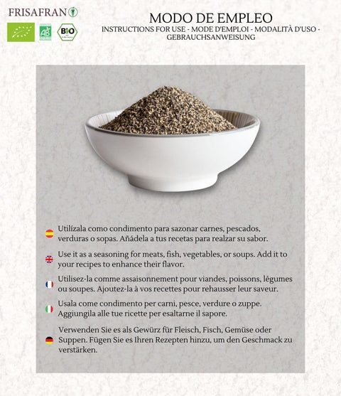 Modo de uso de la pimienta negra molida