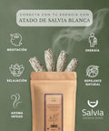 Pack de atado de salvia blanca