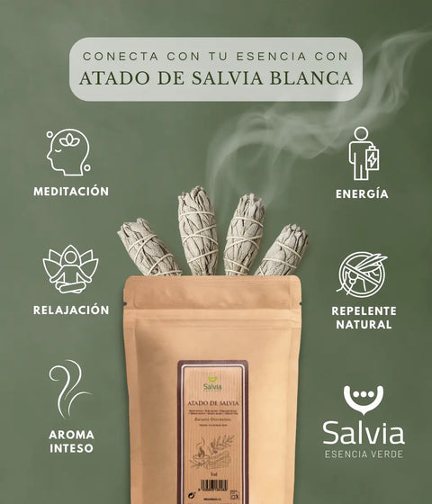 Pack de atado de salvia blanca
