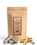 paquete de atado de salvia con palo santo