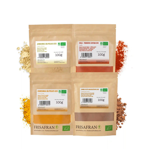 paquete de curry en especias para mezclar