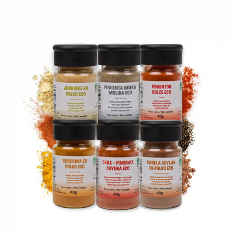 Pack de tarros especieros ecológicos