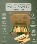 Palos de santo con aspecto rústico