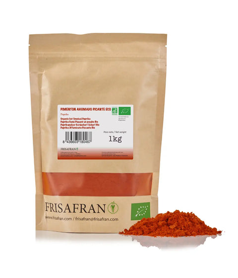 pimenton ahumado picante molido, formato de 1kg