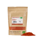 Pimentón picante molido ecológico de 5kg, marca frisafran