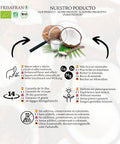 Propiedades de la leche de coco en polvo ecológica