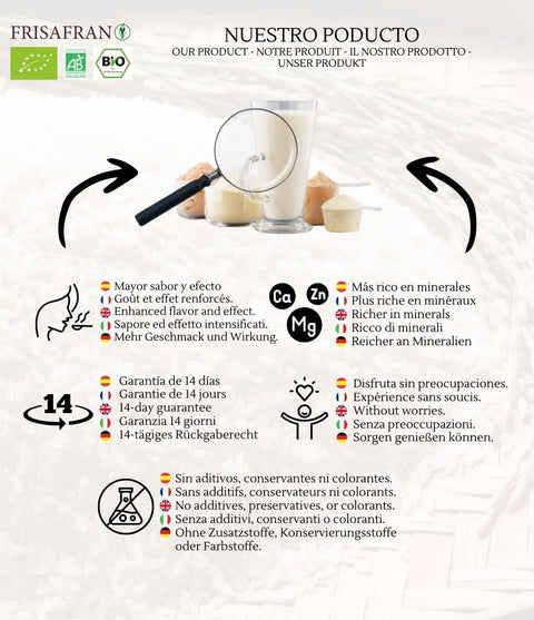 Propiedades de la proteína de arroz de polvo ecológica